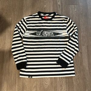 Lurking Class Striped Long Sleeve T-shirt, men’s size large